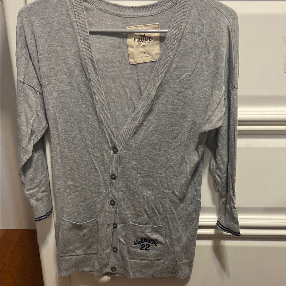 Hollister Gray Cardigan